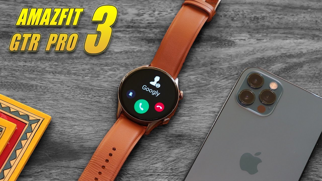 Amazfit GTR 3 Pro | AMOLED-дисплей | Телефонные звонки 📞 | 150 видов спорта | Встроенная Alexa | ...