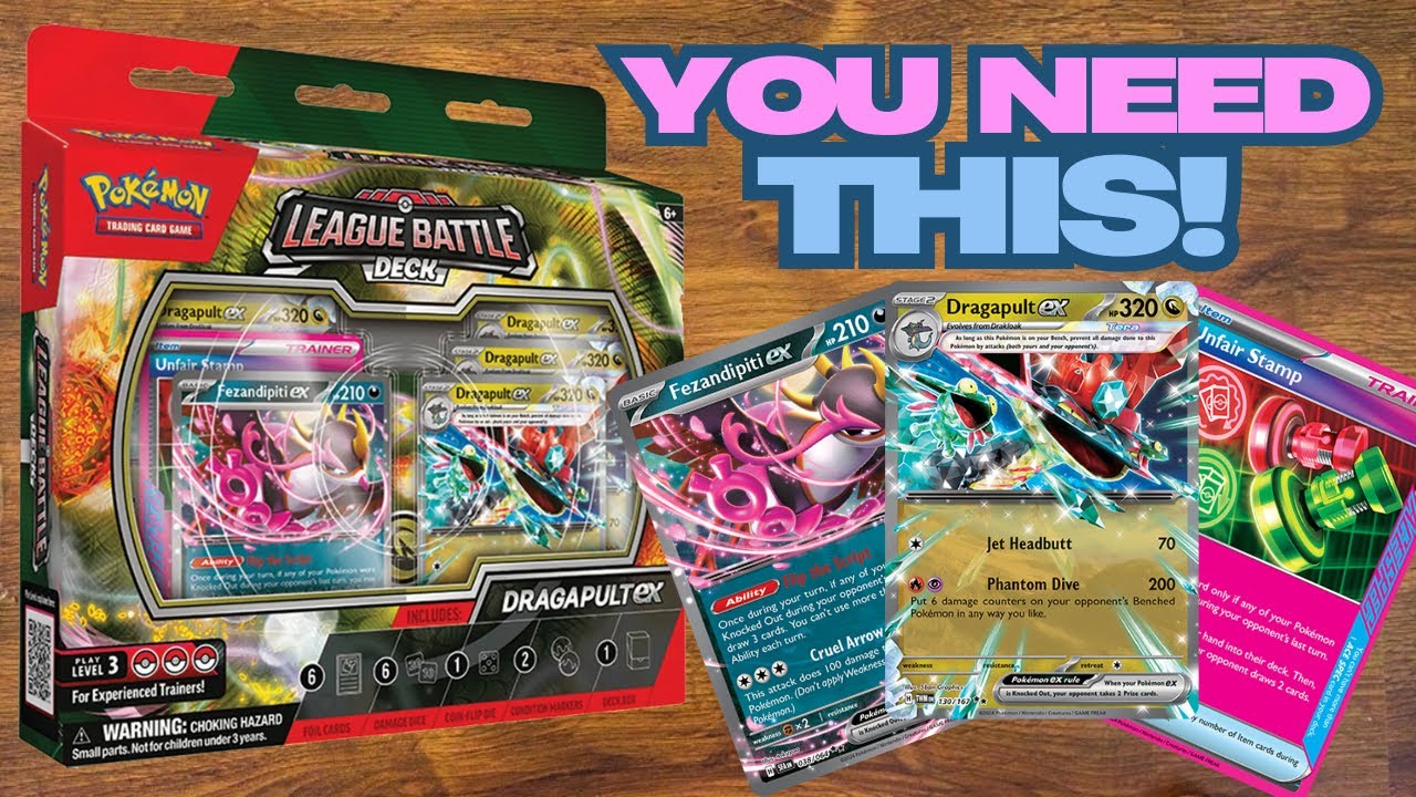 Opening the Dragapult EX League Battle Deck! 🌀 What’s Inside + Upgrade Tips!
