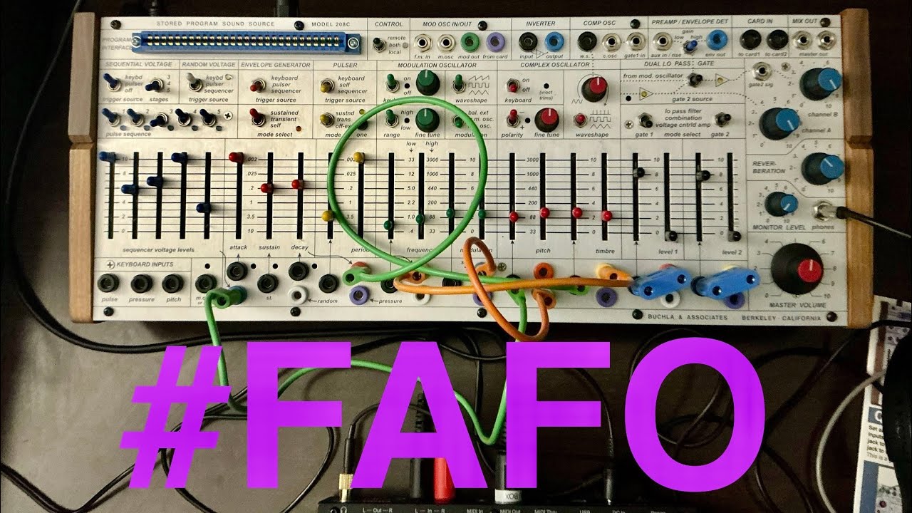 Buchla 208C #fafo 