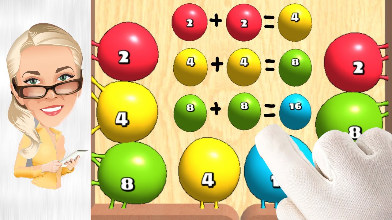 Blob Merge 3D Part 3! 💧 Merging Fun Blobs and Adding by Twos to 2048! Game for ages 9-13