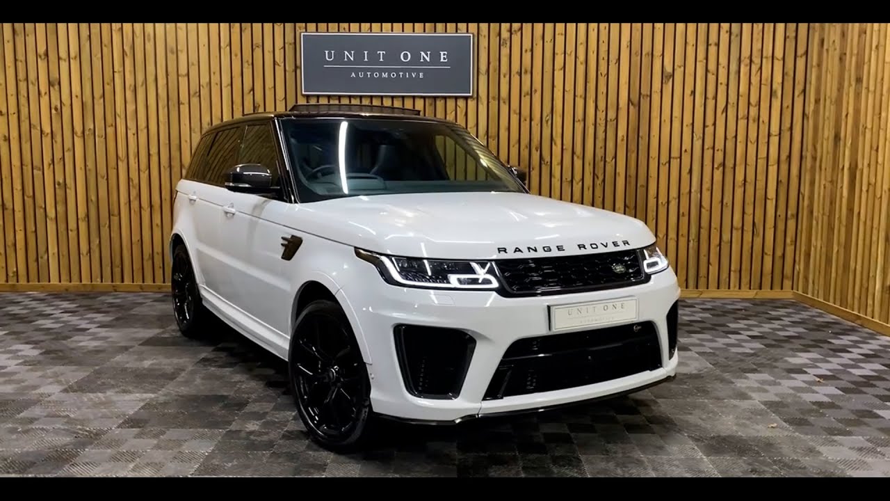 Range Rover Sport P575 V8 SVR (With exhaust note!) - unitonecars.co.uk