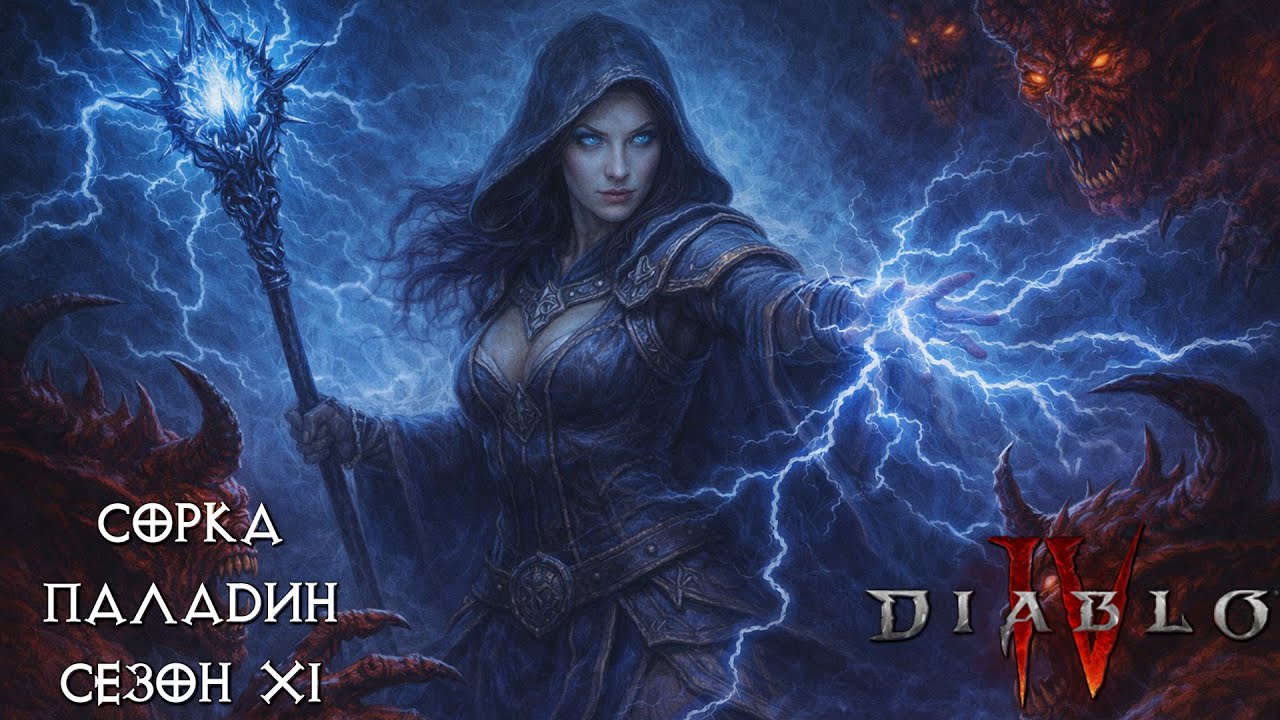 🔥Diablo IV🔥 - Сорка, паладинка - фарм шутников и уников, сезон 11