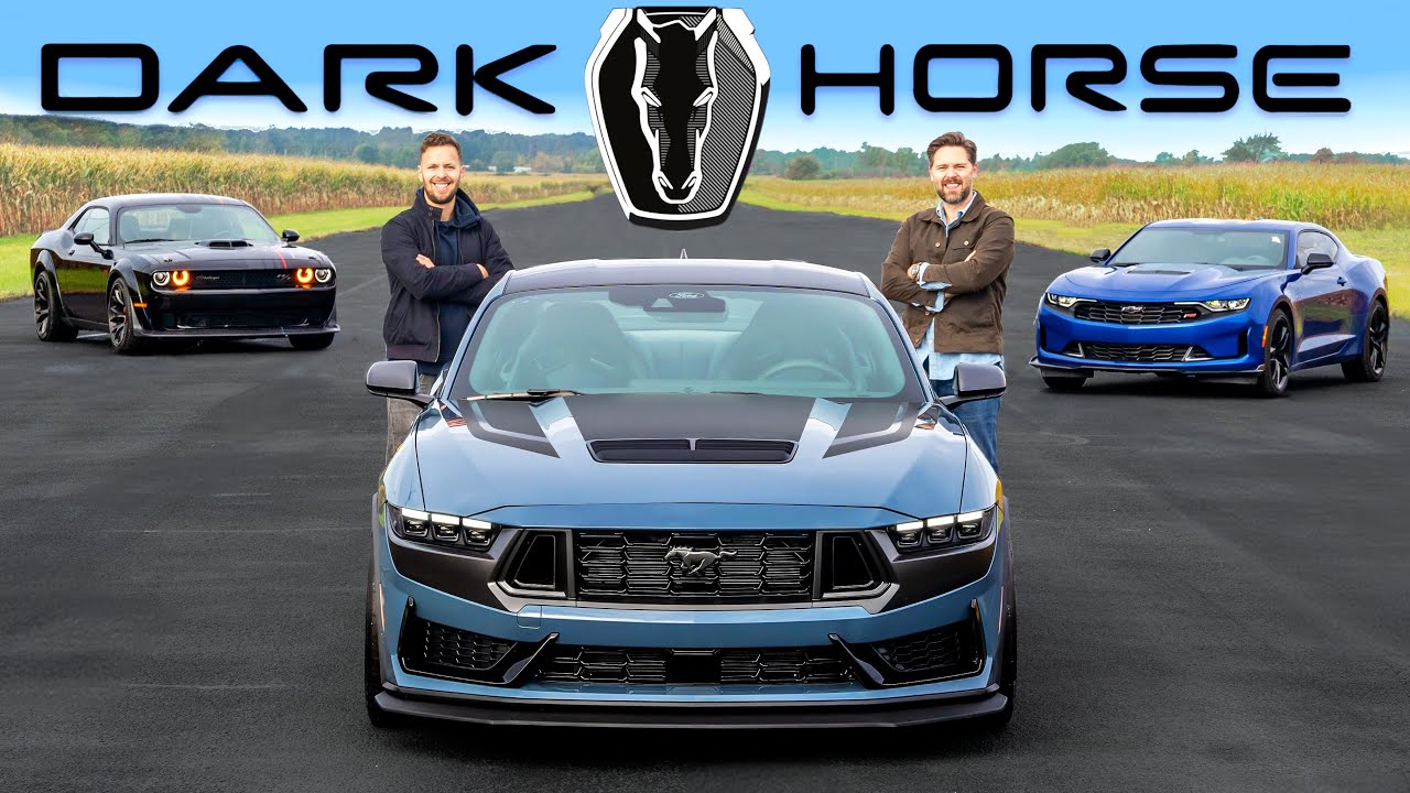 Mustang Dark Horse 2024 года // V8 DRAG RACE, обзор и время круга