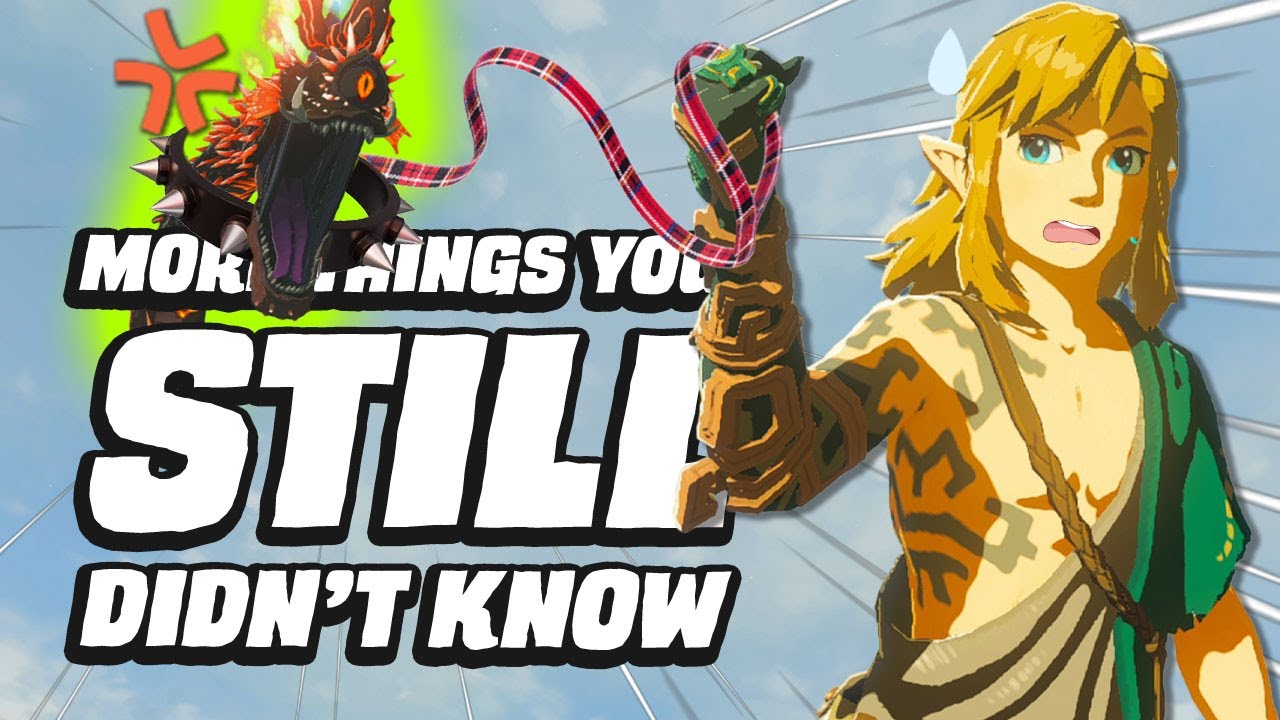 ЕЩЕ 22 вещи, которые вы до сих пор не знали в Zelda Tears Of The Kingdom