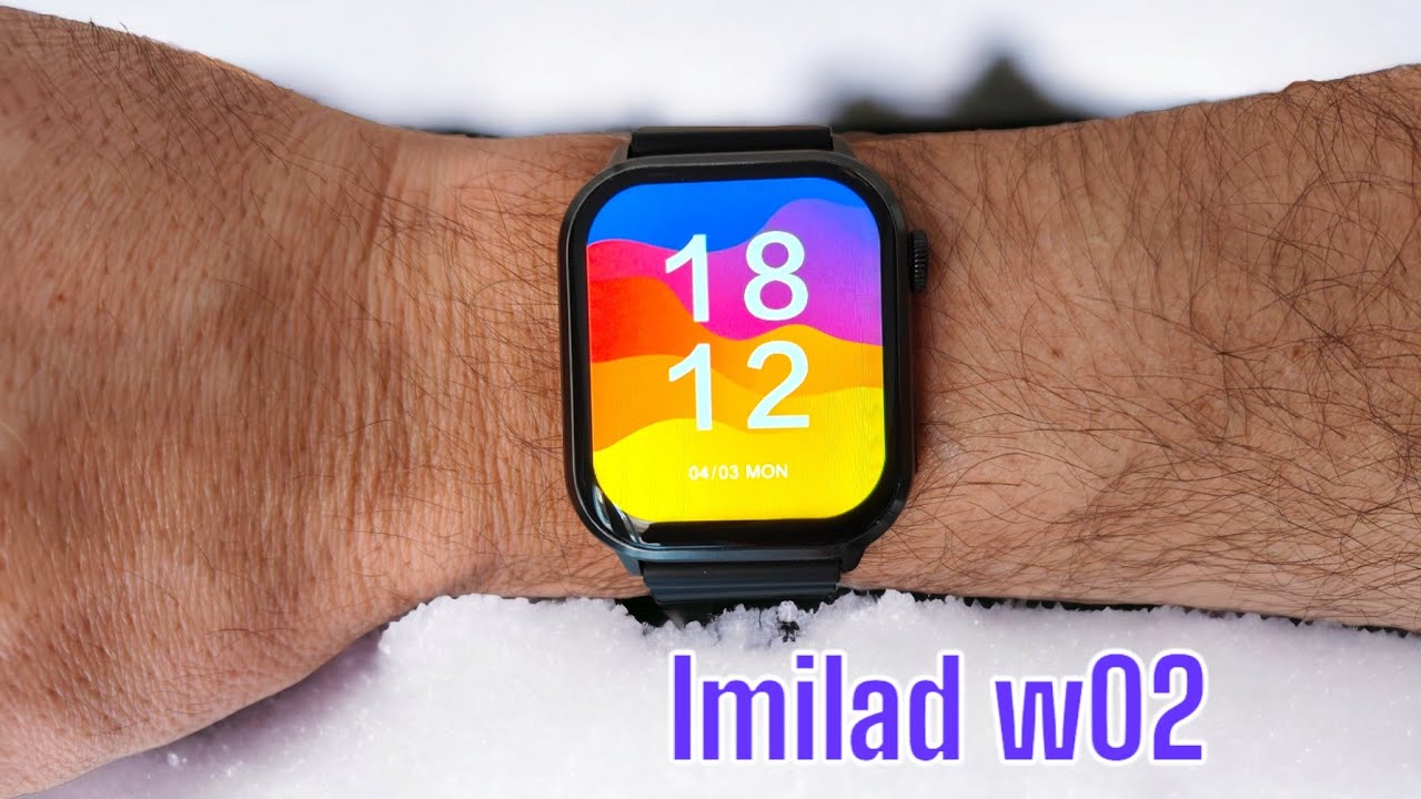 Une belle montre connectée, la Imilab W02