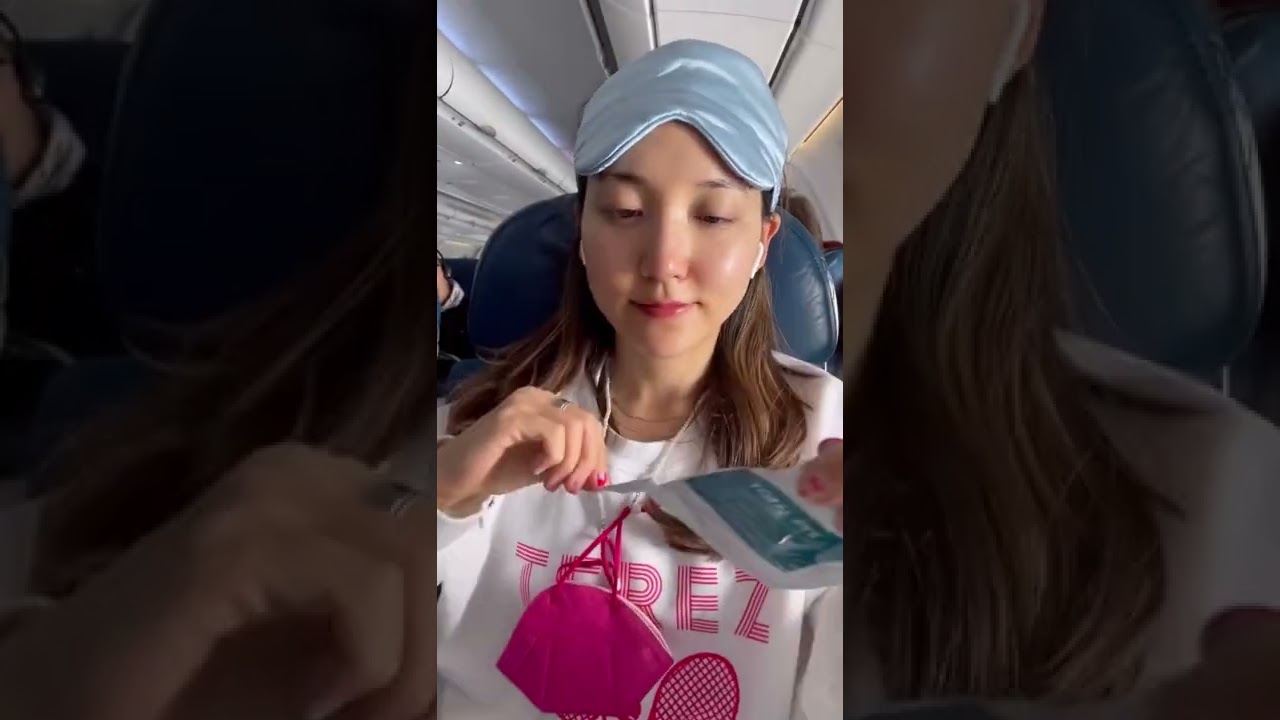 in flight routine to prevent #maskne