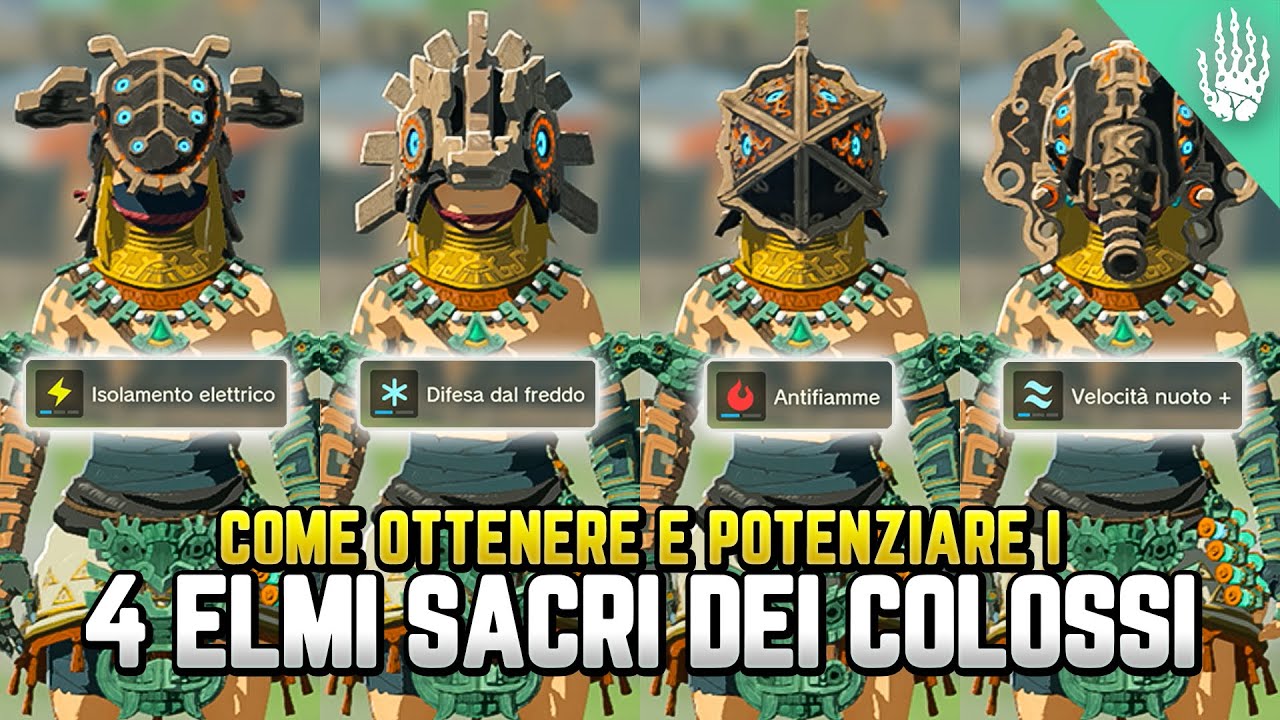COME OTTENERE I 4 ELMI SACRI DEI COLOSSI - Guida Zelda Tears of the Kingdom