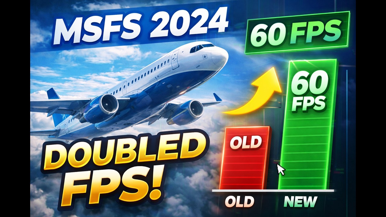 This is how I DOUBLED My FPS in MSFS 2024!