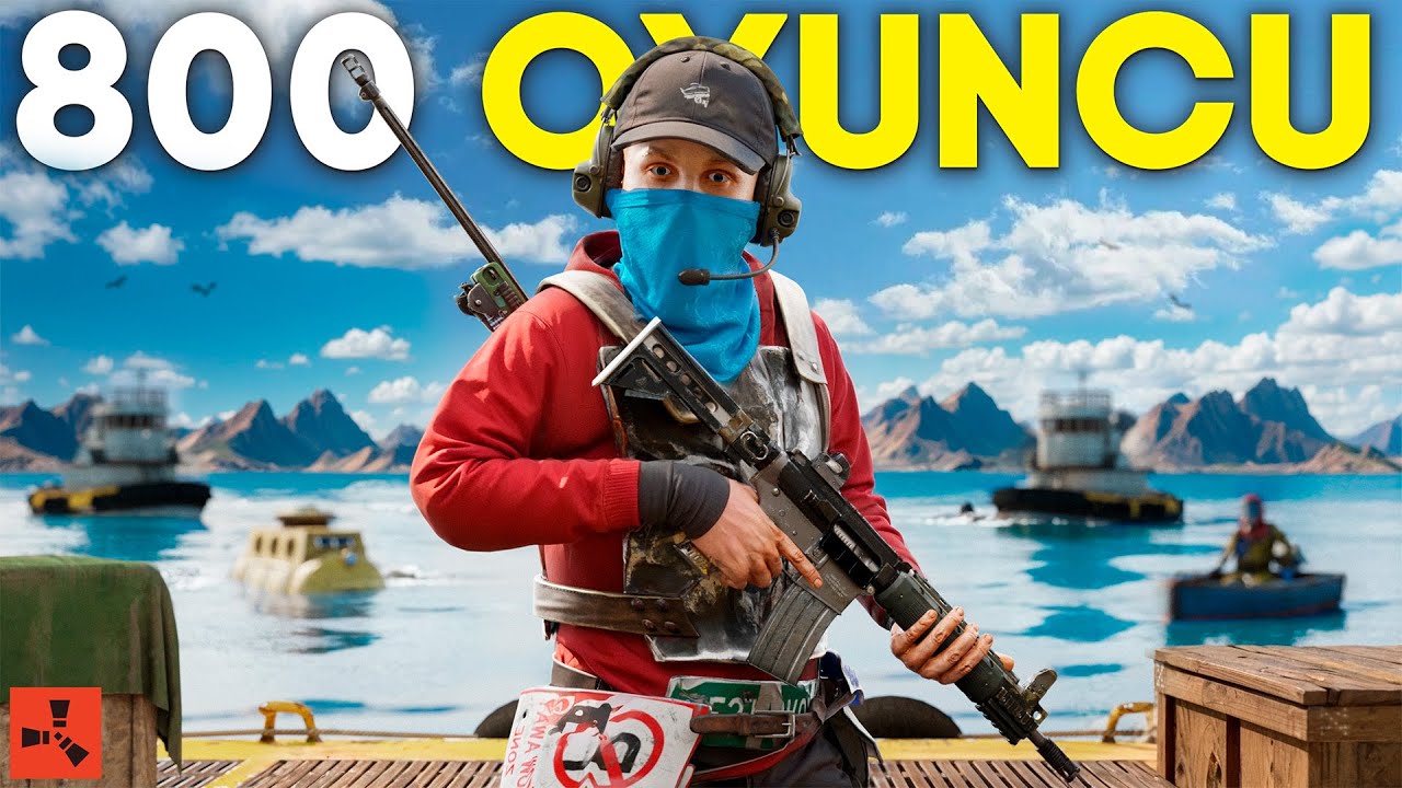 14000 SAATLİ OYUNCU TEK BAŞINA 800 KİŞİLİK SUNUCUDA NE YAPABİLİR ? I Rust Türkçe Solo