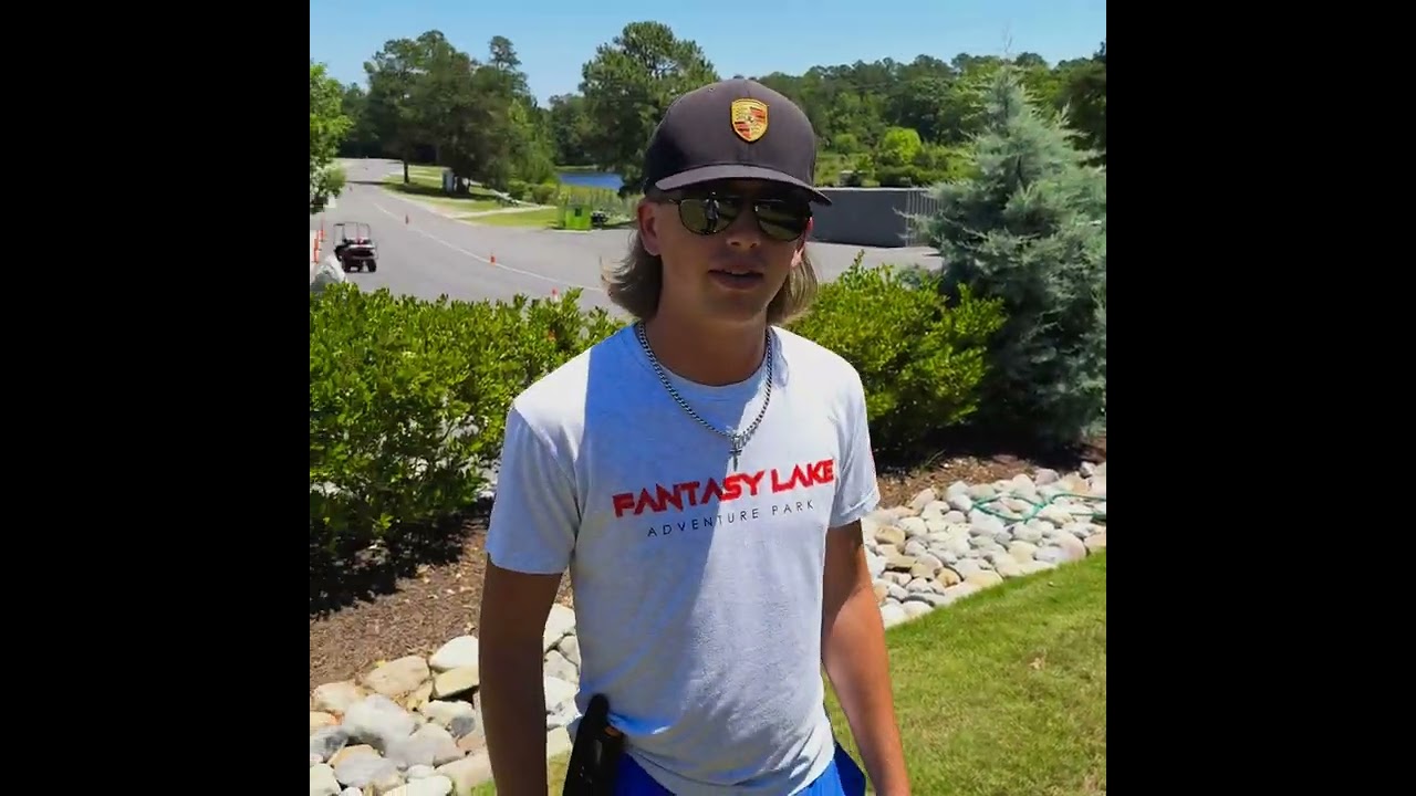 Welcome to Fantasy Lake Adventure Park, Wake Forest, NC (sorry about the sound in parts)