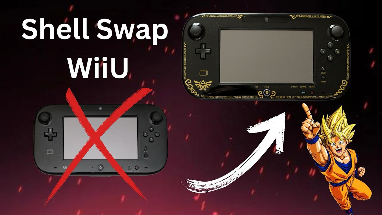 Nintendo Wii U Gehäusewechsel Anleitung