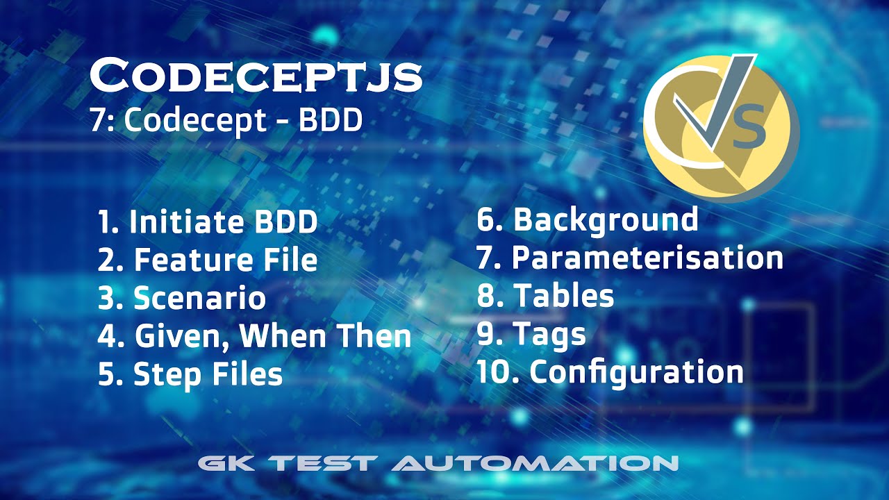 7 Codeceptjs BDD|| step by step || From scratch || Beginner || Tutorial || Cucumber || Gherkin