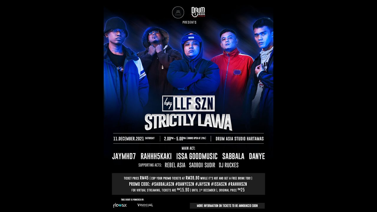 STRICTLY LAWA LLFSZN : Jaymhd7 - Tabu Ayat/Halwa Telinga (11.12.21 LIVE @ DRUM ASIA HARTAMAS)