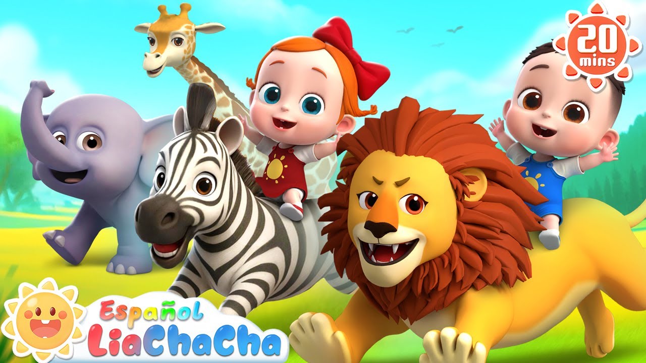 Animales de la Sabana | Canción de la Granja | LiaChaCha en Español - Canciones Infantiles