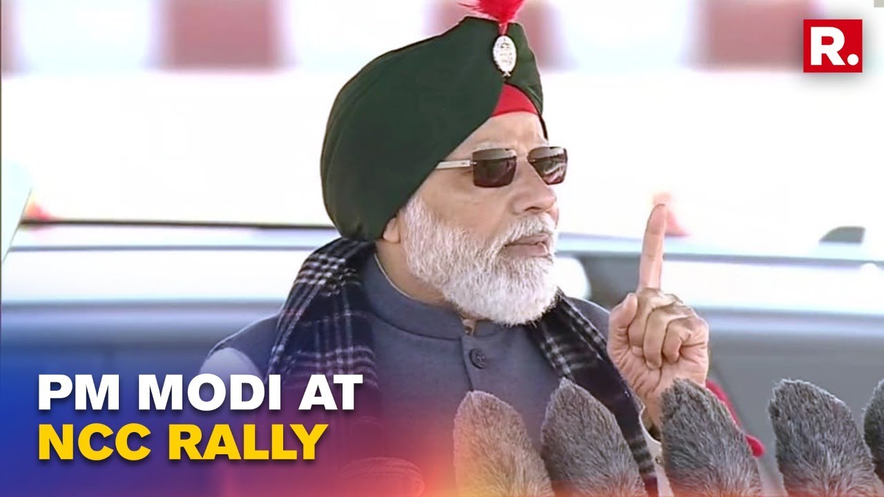 PM Modi Addresses NCC Rally; Talks About His Days As NCC Cadet & Youth's Role In Growing India