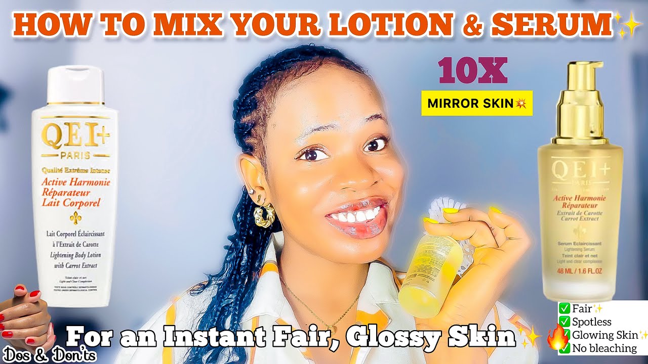 HOW TO MIX YOUR LOTION & SERUM FOR INSTANT GLOWING SKIN✨What toMix with Cream to Make Your Skin Glow
