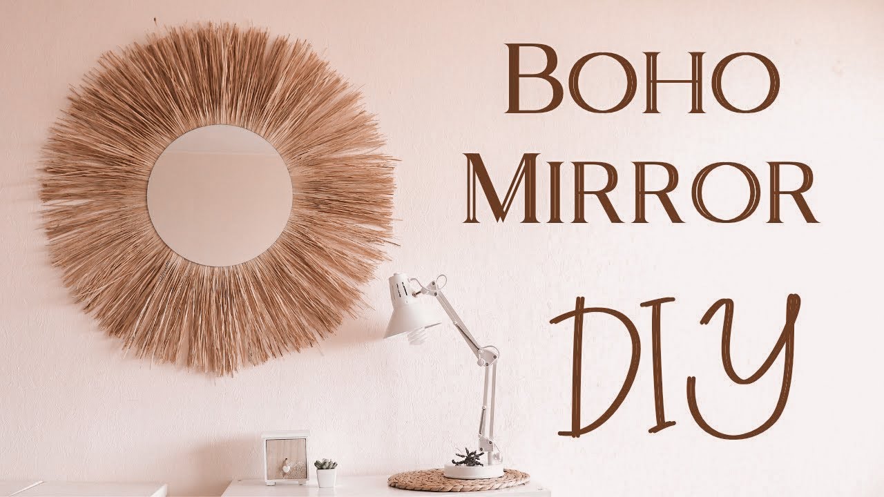 👑 Beautiful Wall Mirror | Boho Mirror (DIY) 👑