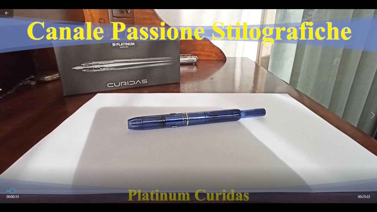 Platinum Curidas stilografica retrattile con pennino Medio