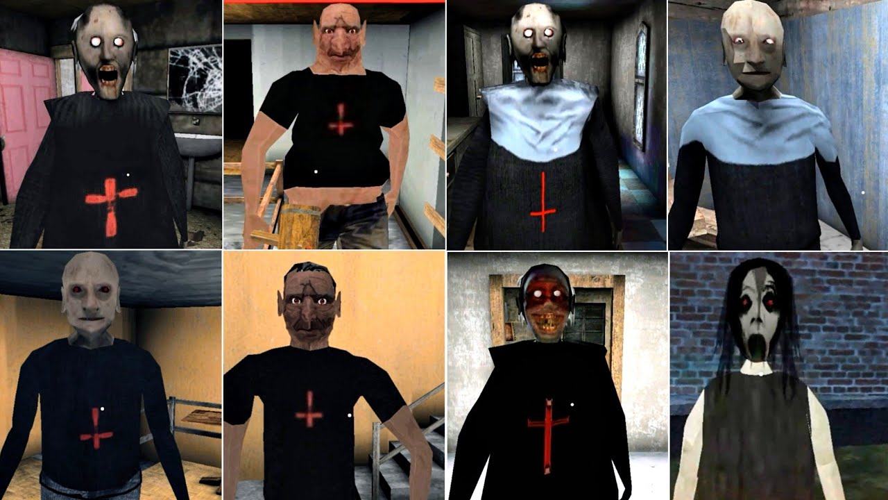 Dvloper All Games Evil Nun Mod Granny V1.8 Vs Granny 2 Vs Granny 3 Vs The Twins All Jumpscares