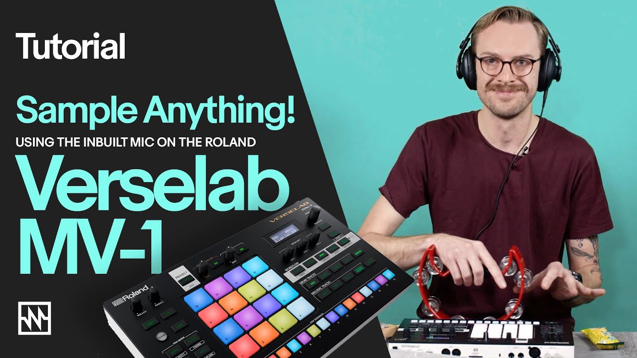 Учебное пособие Roland MV-1 Verselab: сэмплирование всего и вся с помощью встроенного микрофона