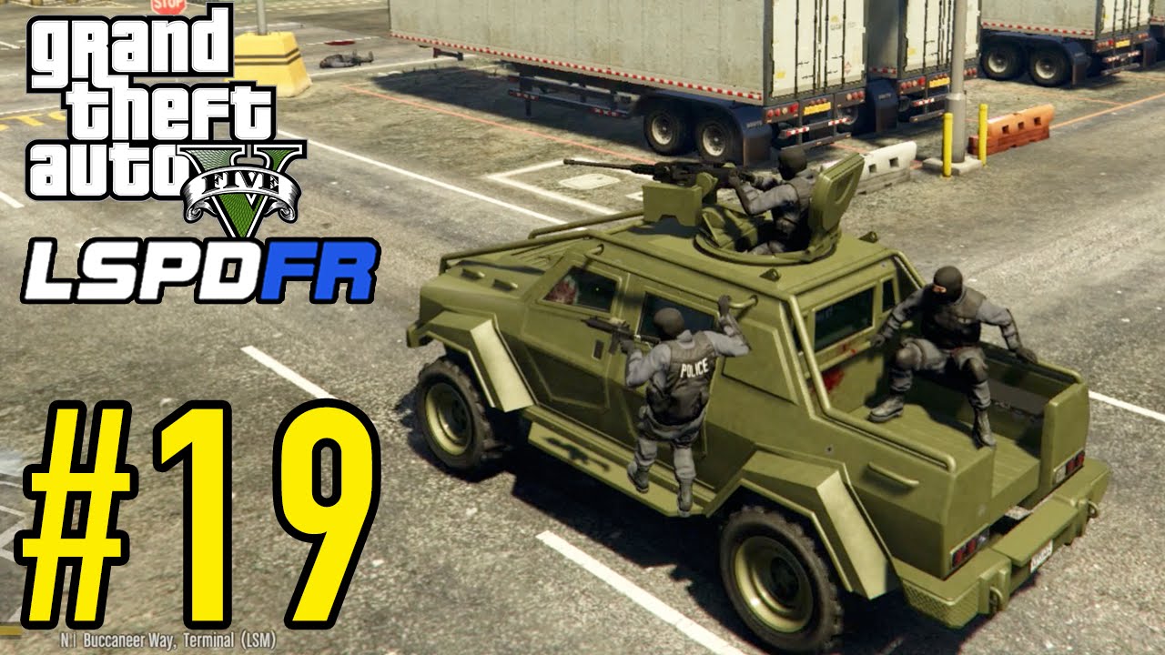 GTA 5 - LSPDFR Playing As A Cop Episode #19: SWAT Patrol III - Terminal Shootout!