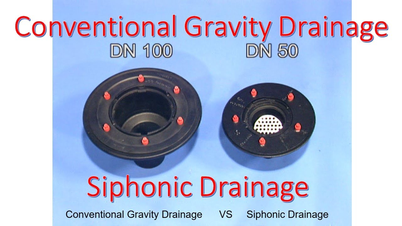 ALE Review   Plumbing   Comparison of Conventional Gravity Roof Drain VS  Siphonic Drain