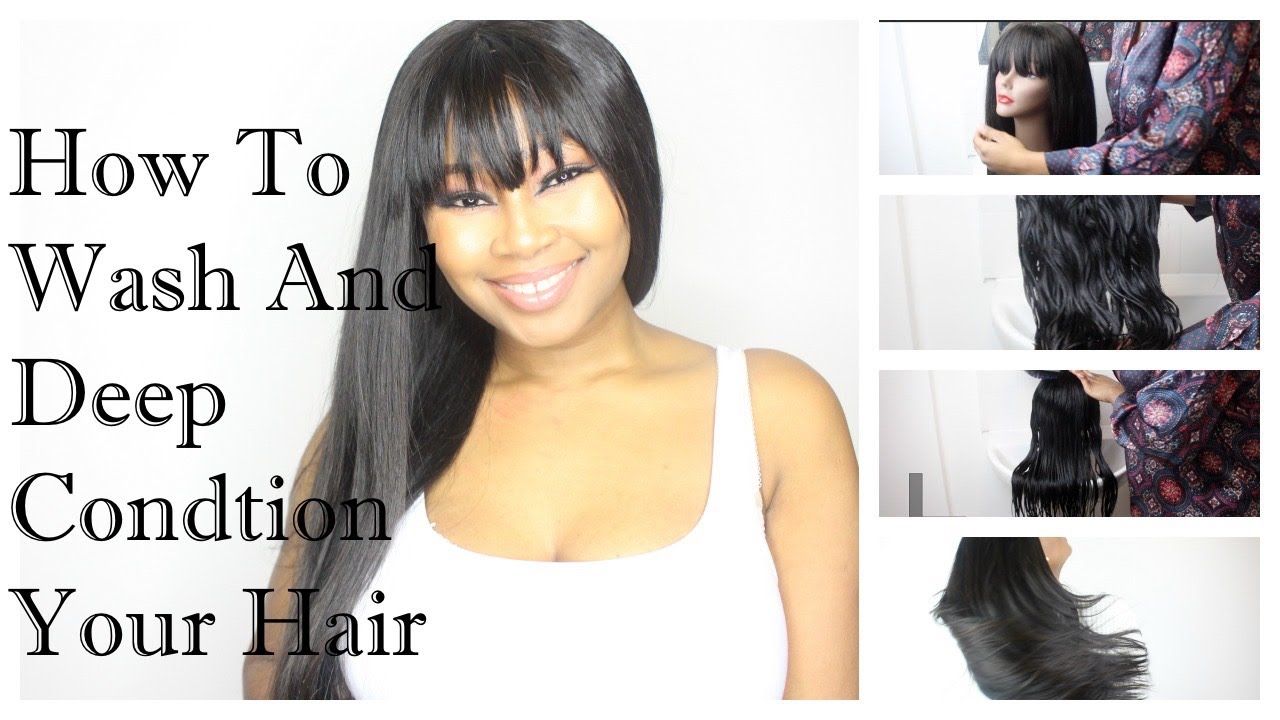 Chrissy Bales Tutorial: How To Wash And Deep Condition YOUR  Wig  (STEP BY STEP)