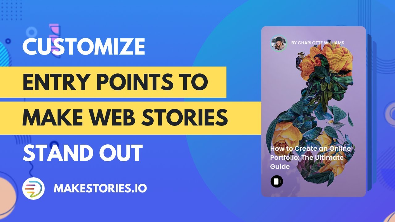 Each entry point design element helps Web Stories stand out from other content