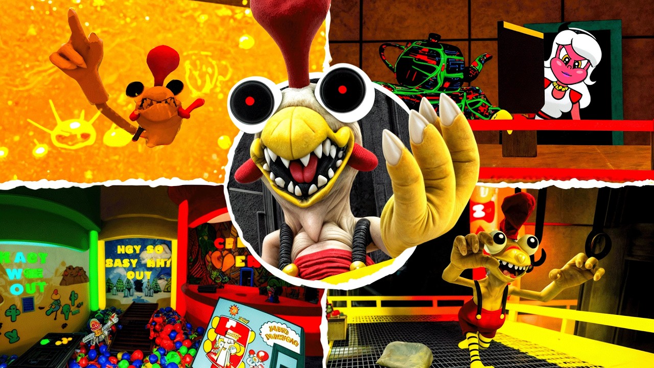 What's behind all the doors in Clucky's - Final Round! + All New Jumpscares & Ending