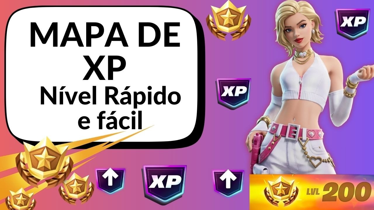 MAPA DE XP FORTNITE O MELHOR - Capítulo 7