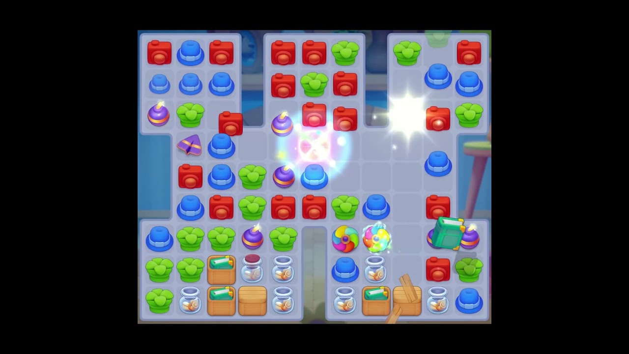 Merge Gardens - puzzle crafted by PuzzleMove #puzzle #game #design #match3