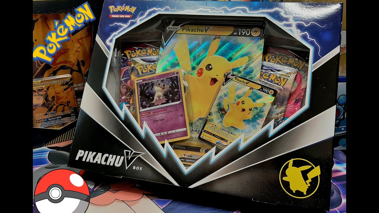 Pokemon TCG Pikachu V BOX (Opening kart PL)