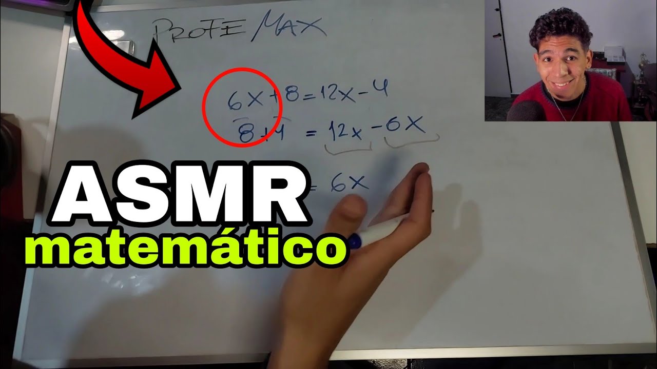 ASMR MATEMÁTICO| TE ENSEÑO ECUACIONES (CÁLCULO DE X, OPERACIONES Y MÁS)