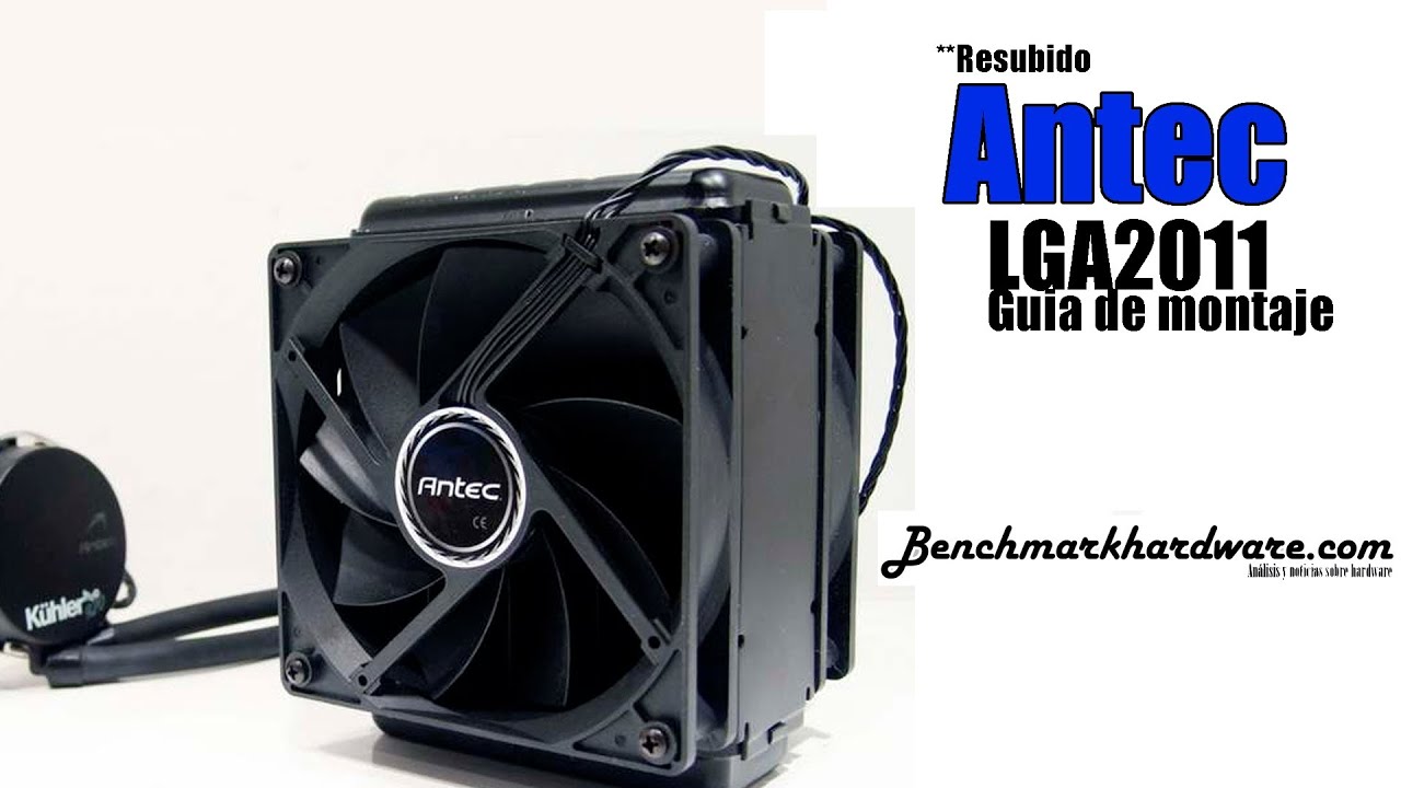 Montaje soporte LGA2011 Antec Kh&uuml;ler H2o |  Benchmarkhardware.com ( V.2 )