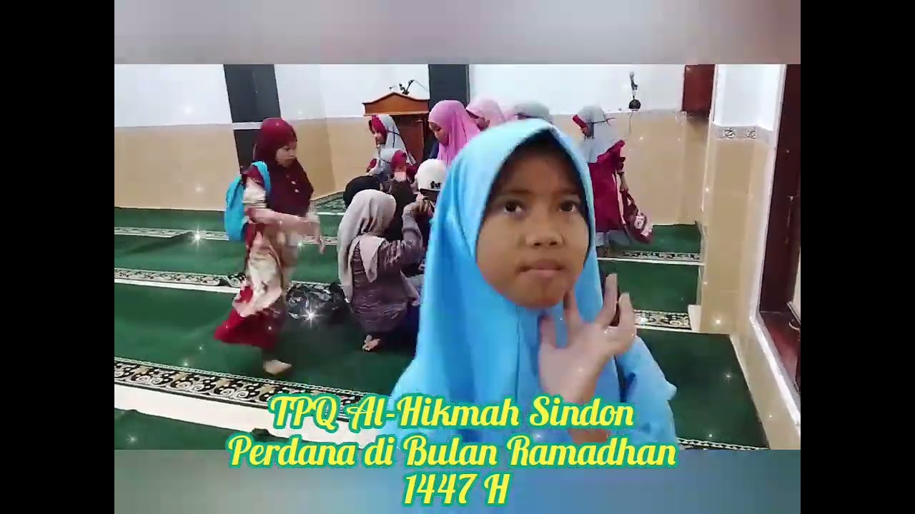 NGAJI PERDANA DI BULAN RAMADHAN BERSAMA TPQ AL-HIKMAH SINDON 