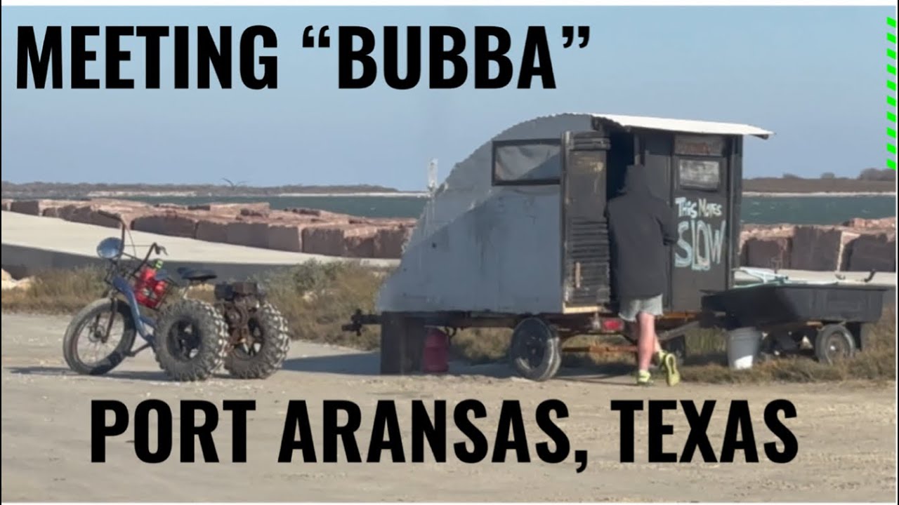 Meeting “Bubba” in Port Aransas, TX