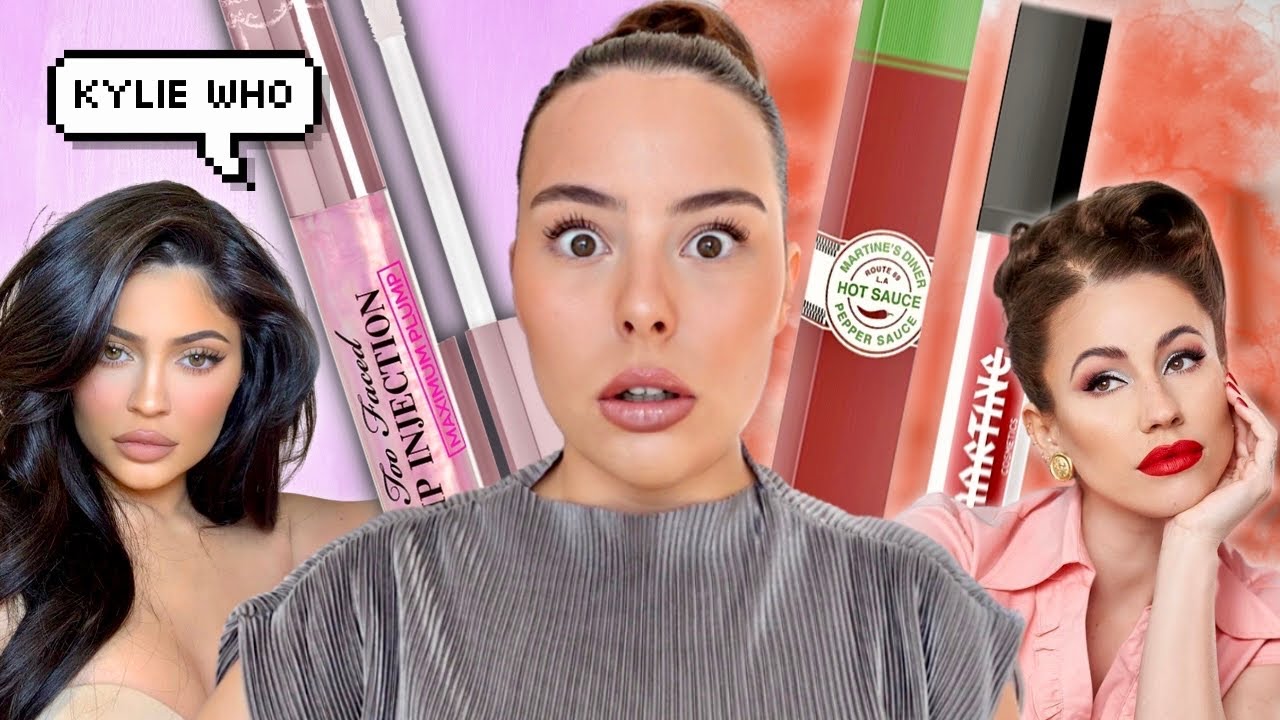 TOO FACED LIP INJECTIONS VS MARTINE COSMETICS HOT SAUCE : LE DUEL