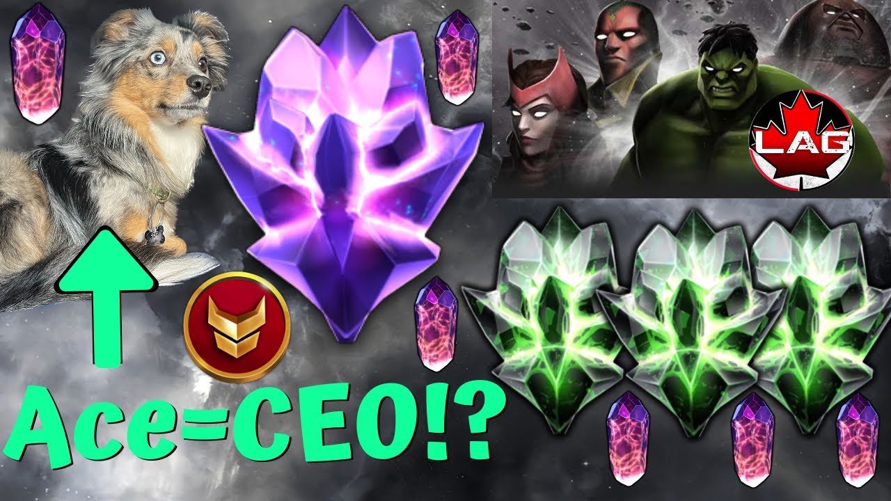 CEO Ace Opens My 7-Star Crystal!! Incredible Pull! x15 Photon Crystals! BrutalDLX 100%! - MCOC