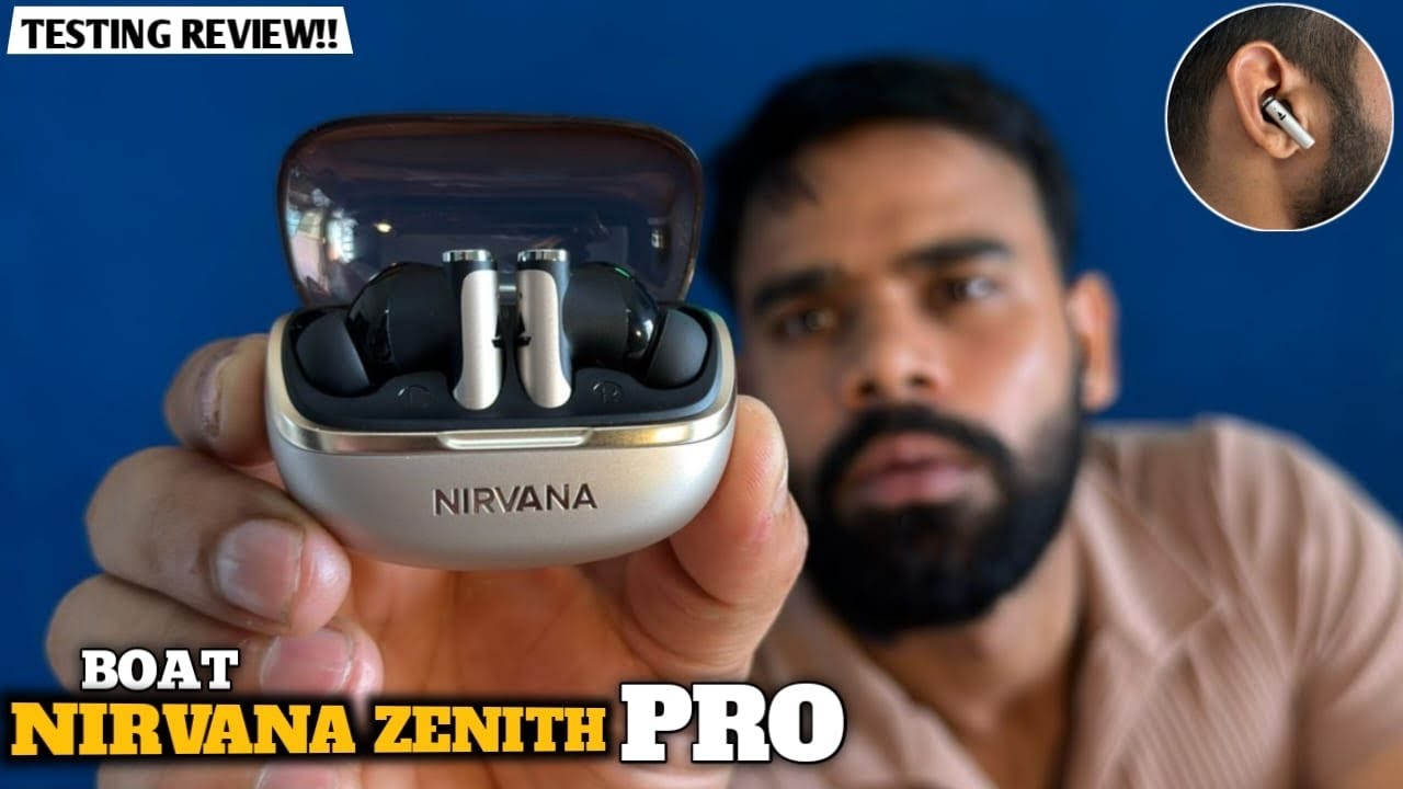This  is*FEATURE LOADED TWS*Boat Nirvana Zenith Pro Detail review⚡️80 hours playtime with 50DB ANC