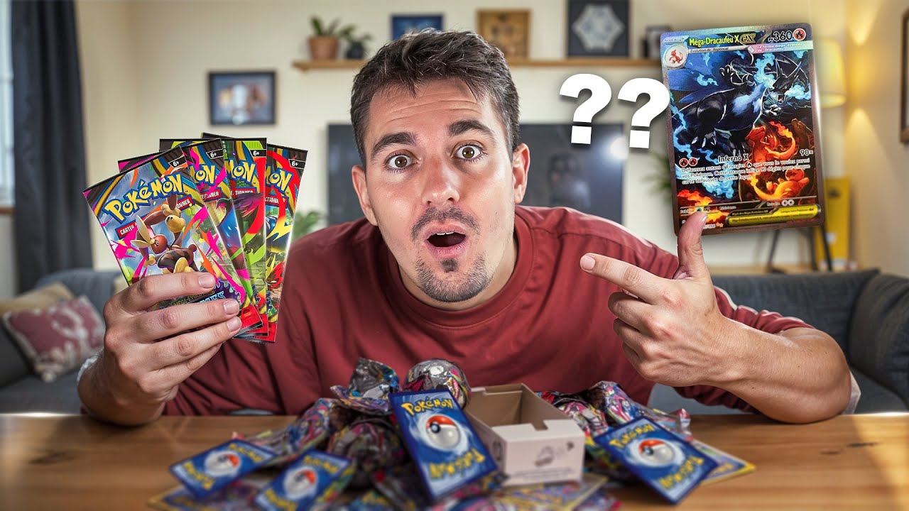 J'ouvre 36 BOOSTERS Pokémon FLAMMES PHANTASMAGORIQUES (On découvre la série 🔥)