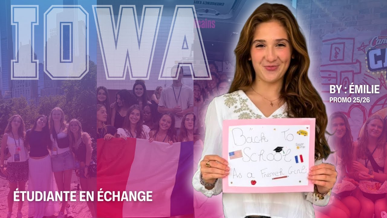 Étudiante d’échange en Iowa 🇺🇸 | Mon année en High School aux USA – Émilie