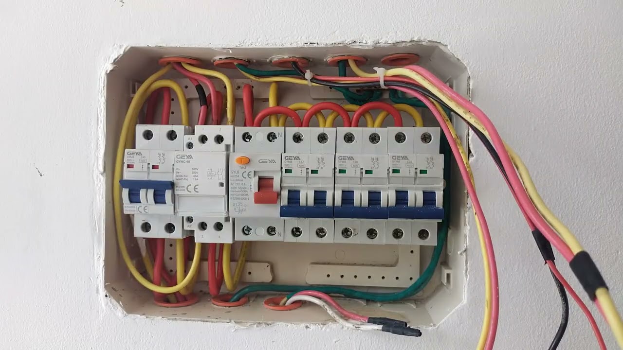 Paano Mag install ng Keycard switch wiith magnetic Contactor sa isang hotel.!