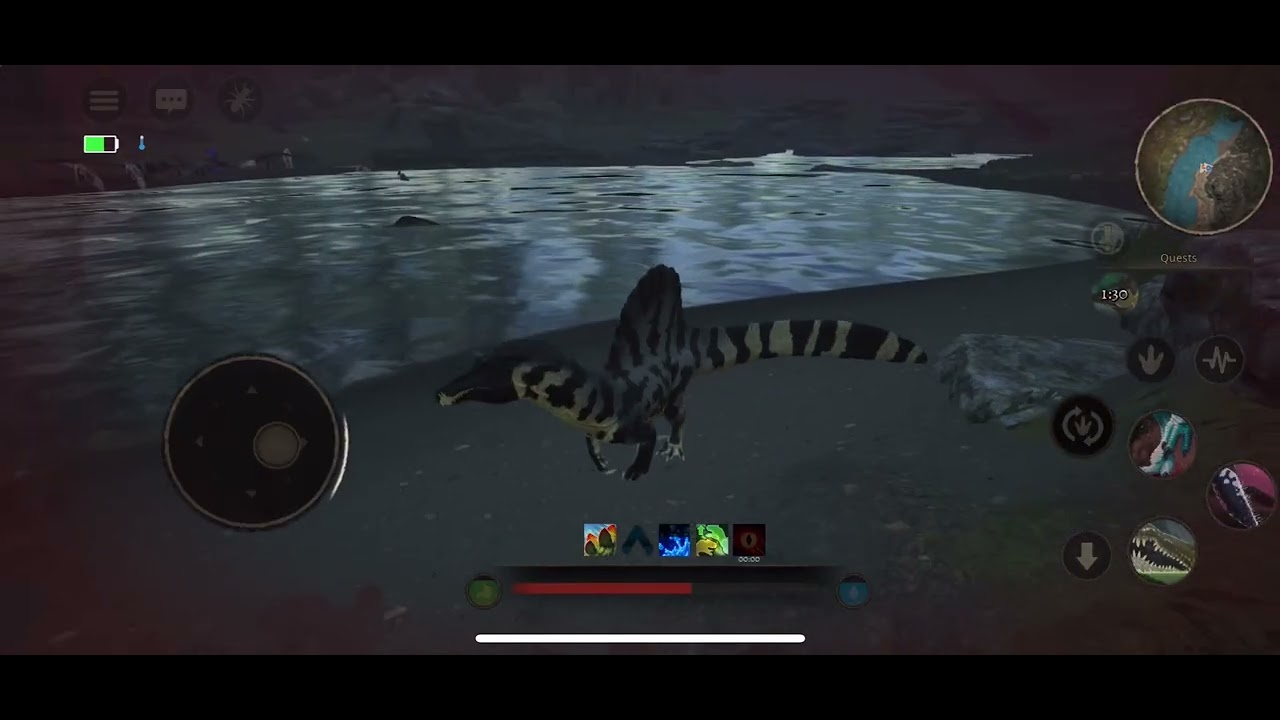 Path of titans spinosaurus gameplay mobile (I suck at mobile)