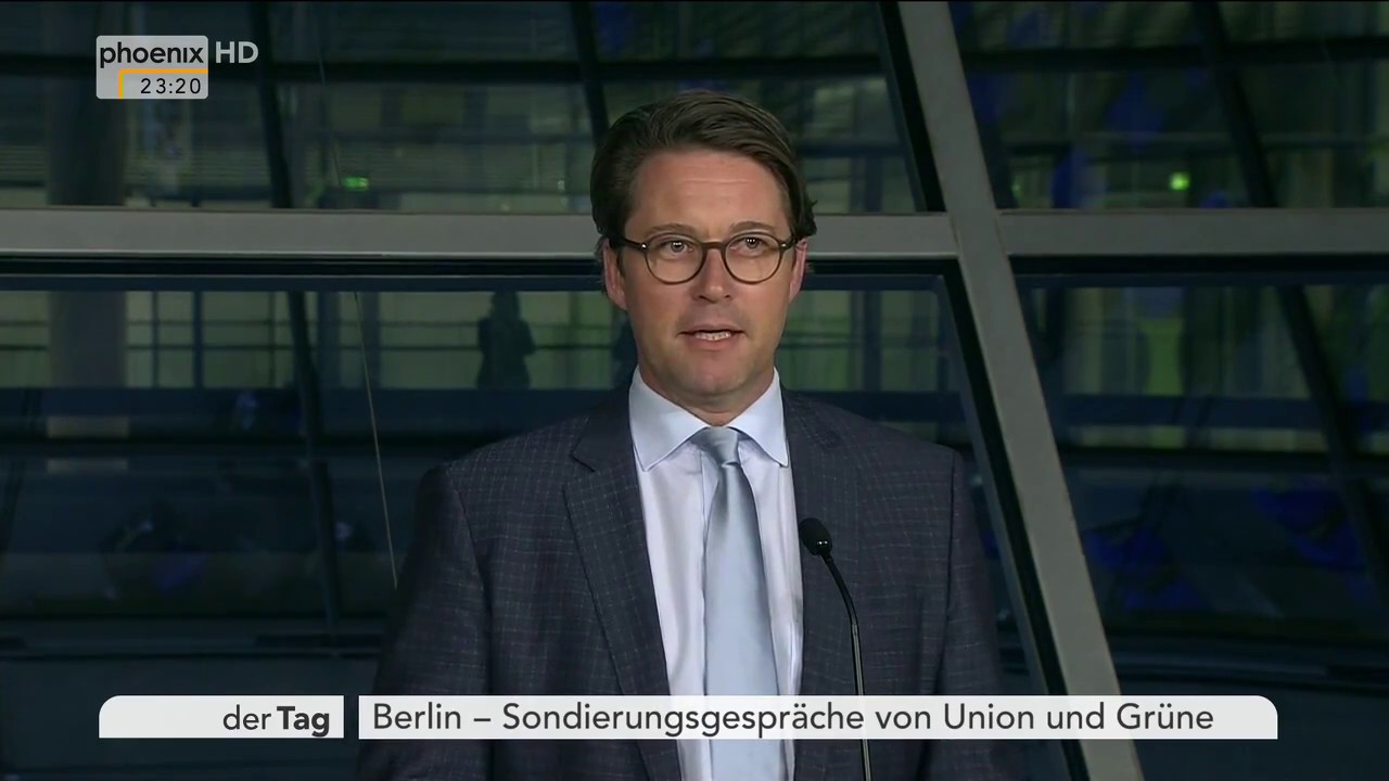 Statements der Generalsekretäre nach den Sondierungen von Union und Grüne am 18.10.17