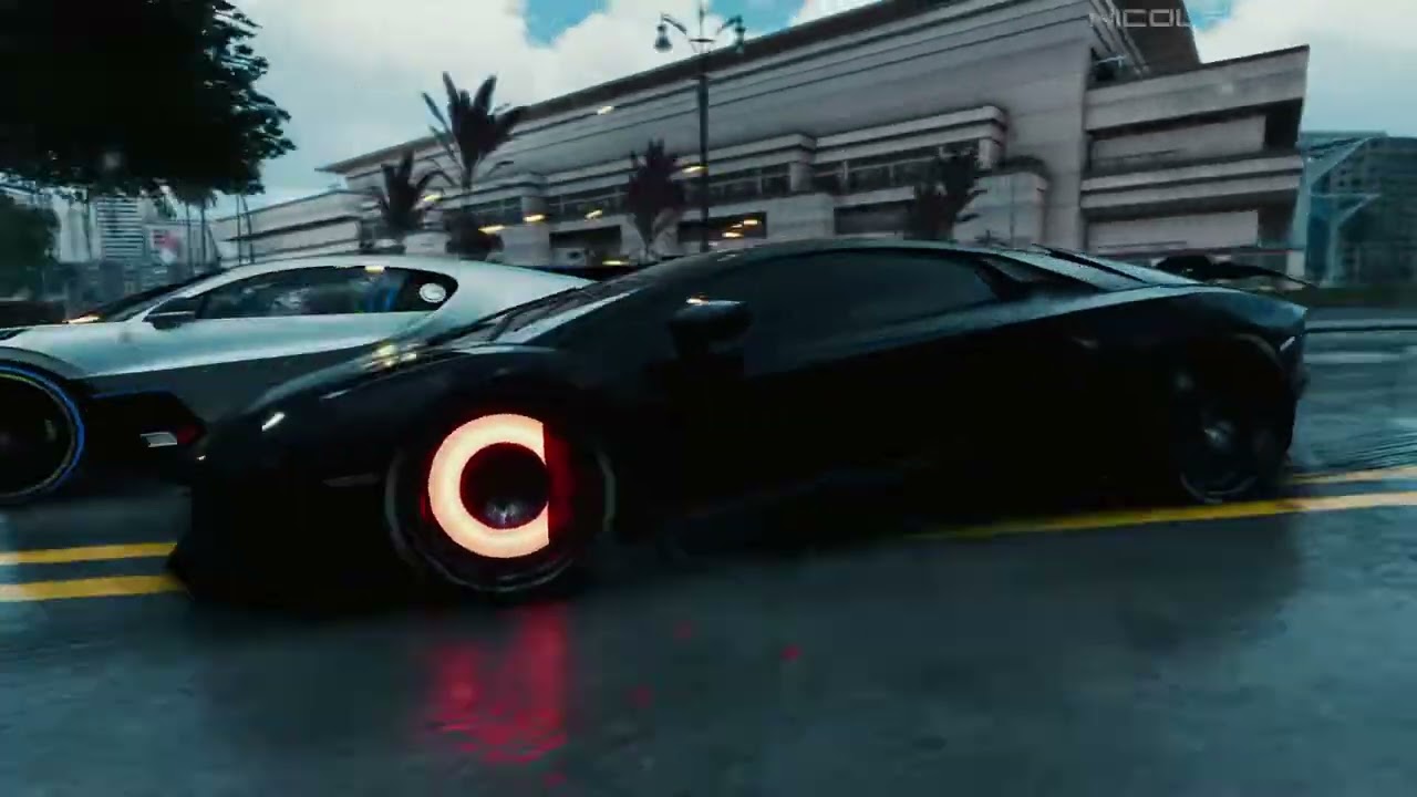 Lamborghini Aventador at Full Throttle 🔥