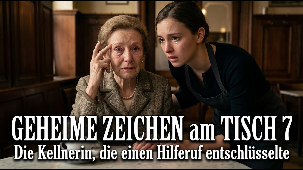 Kellnerin entdeckt geheime Zeichen an Tisch 7 – was sie dann tat, rührte das Internet zu Tränen.