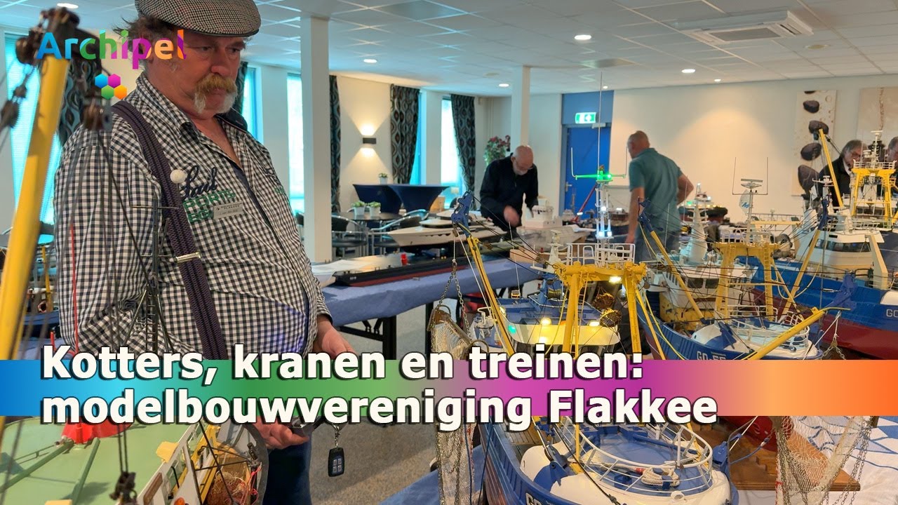 Kotters, kranen en treinen: Modelbouwvereniging Flakkee toont vakmanschap