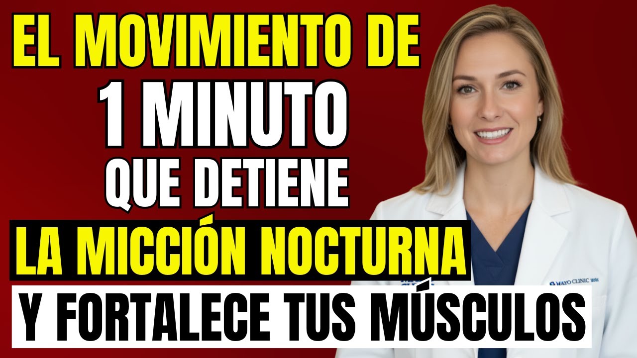 Geriatra Revela: El movimiento de 1 MINUTO que detiene la MICCIÓN NOCTURNA y FORTALECE tus MÚSCULOS