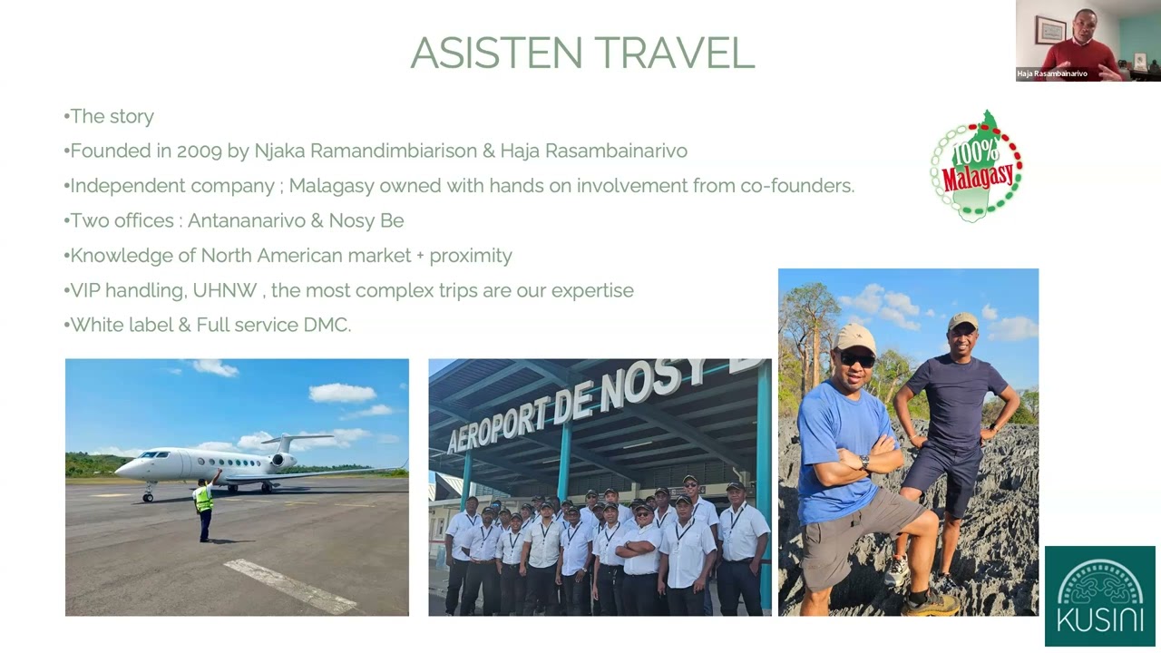 Webinar: Introducing ASISTEN Travel, Madagascar DMC