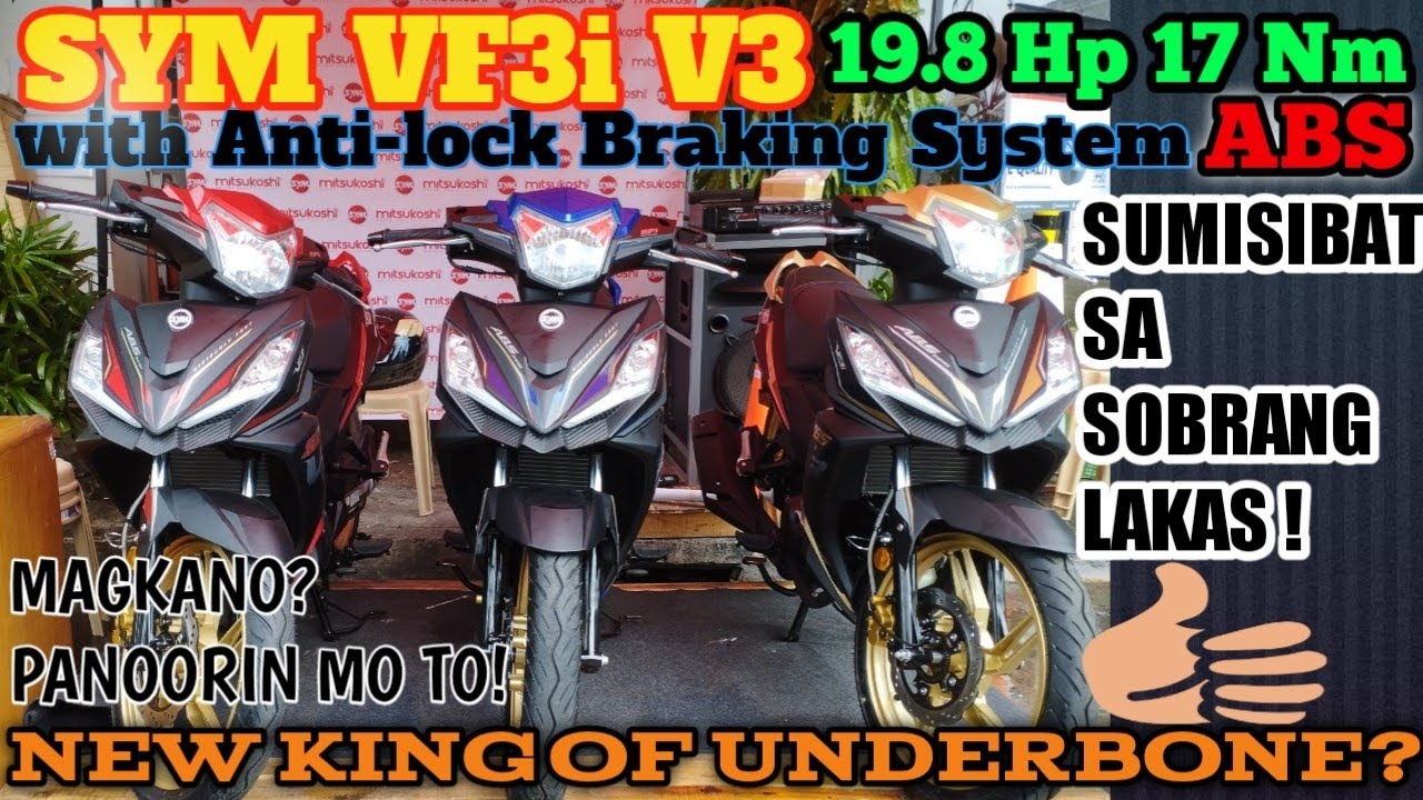 SYM VF3i V3 ABS First Ride & Initial Impression Tagalog
